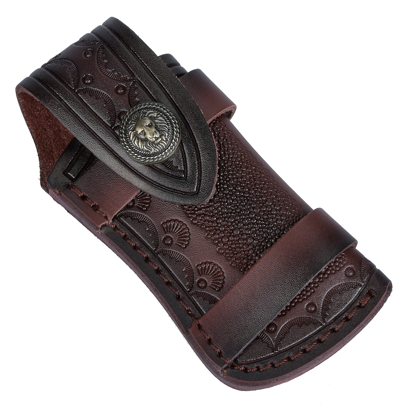 Edc Carry Belt Leather - Folding Knife Holder Outdoor Tool Belt