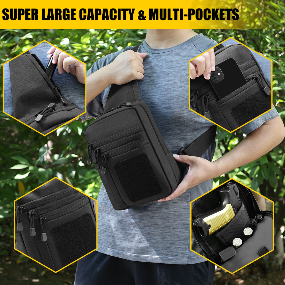 Edc Carry Bag For Pistol - Tactical Pistol Gun Bag Concealed Carry