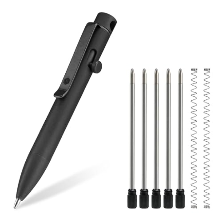 Edc Carry Pen - Bolt Action EDC Pen with Clip