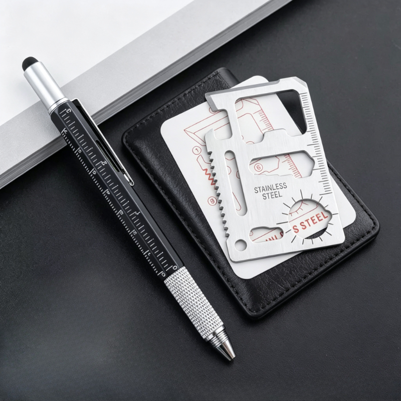 Edc Carry Pen - Men Gifts 6-in-1 Multitool Pen 11-in-1
