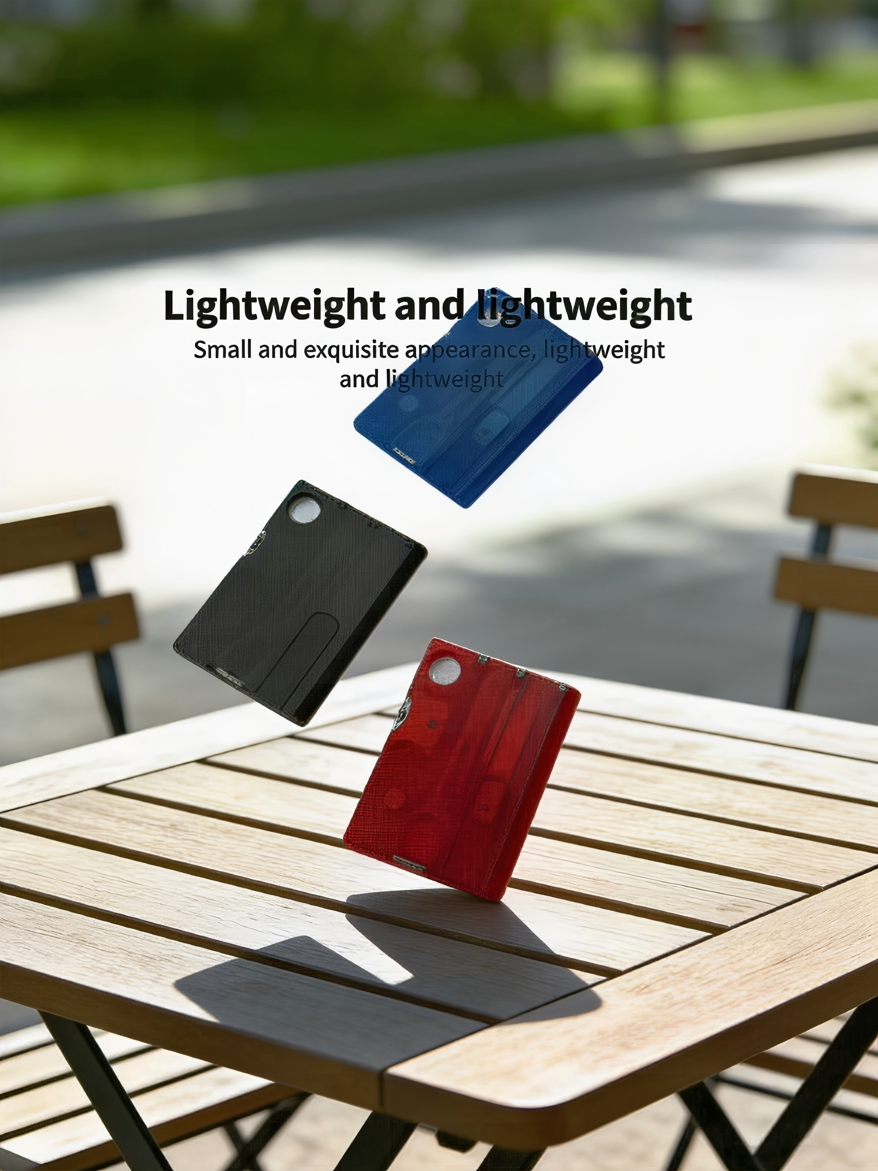 Multitool Credit Card - Set with light tool card, outdoor