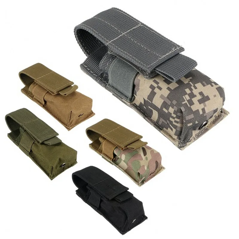 Edc Carry Holster - Molle Tactical M5 Flashlight Pouch 9MM