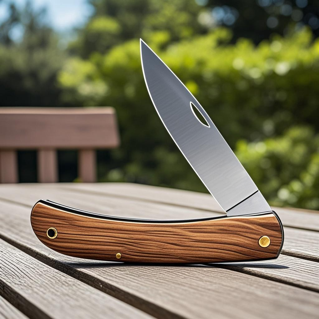 Rosewood Handle Pocket Knife S - Edc Carry Pocket Knife 评论和价格