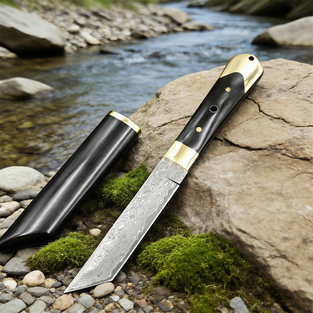 High Hardness Damascus Blade E - Edc Pocket Carry Fixed Blade 评论和价格