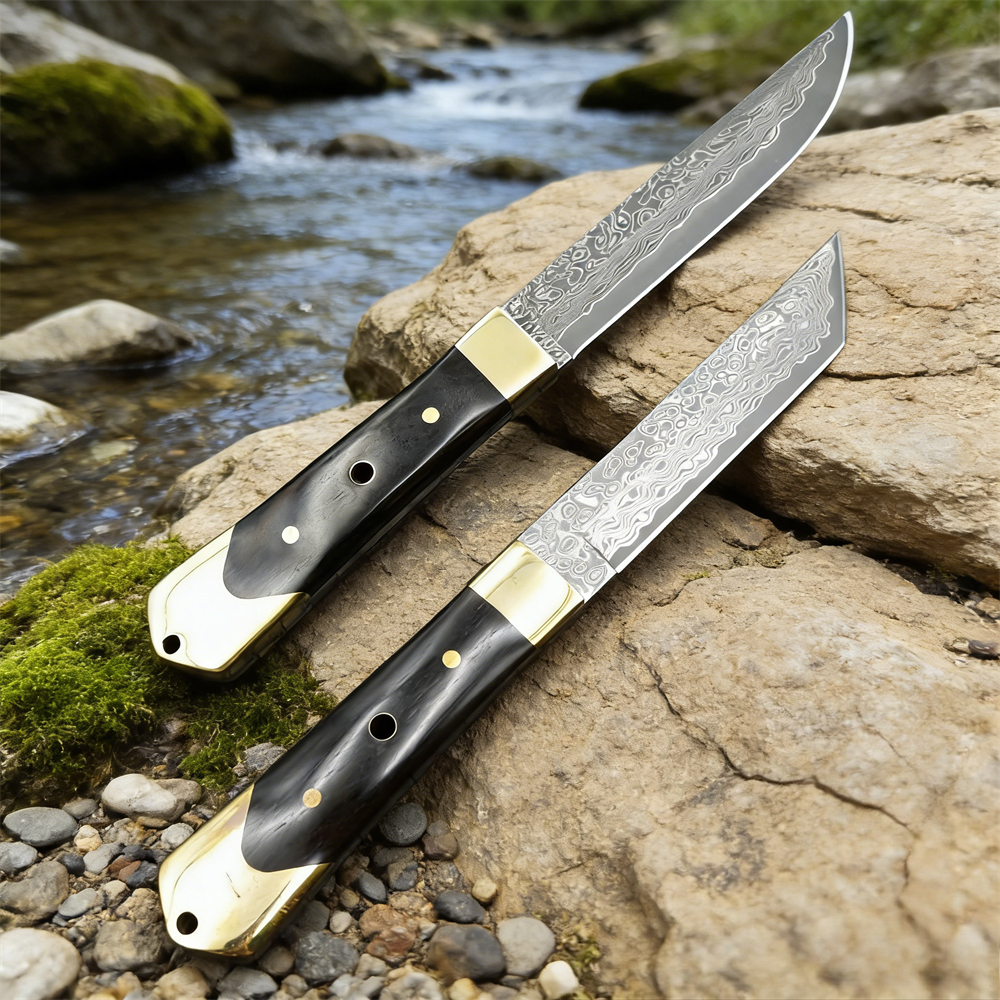 High Hardness Damascus Blade E - Edc Pocket Carry Fixed Blade 评论和价格