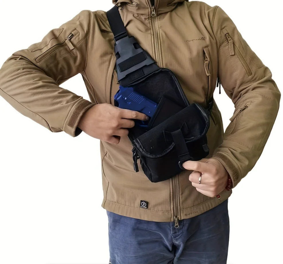 Tactical Concealed Carry Sling - Edc Carry Bag For Pistol 评论和价格