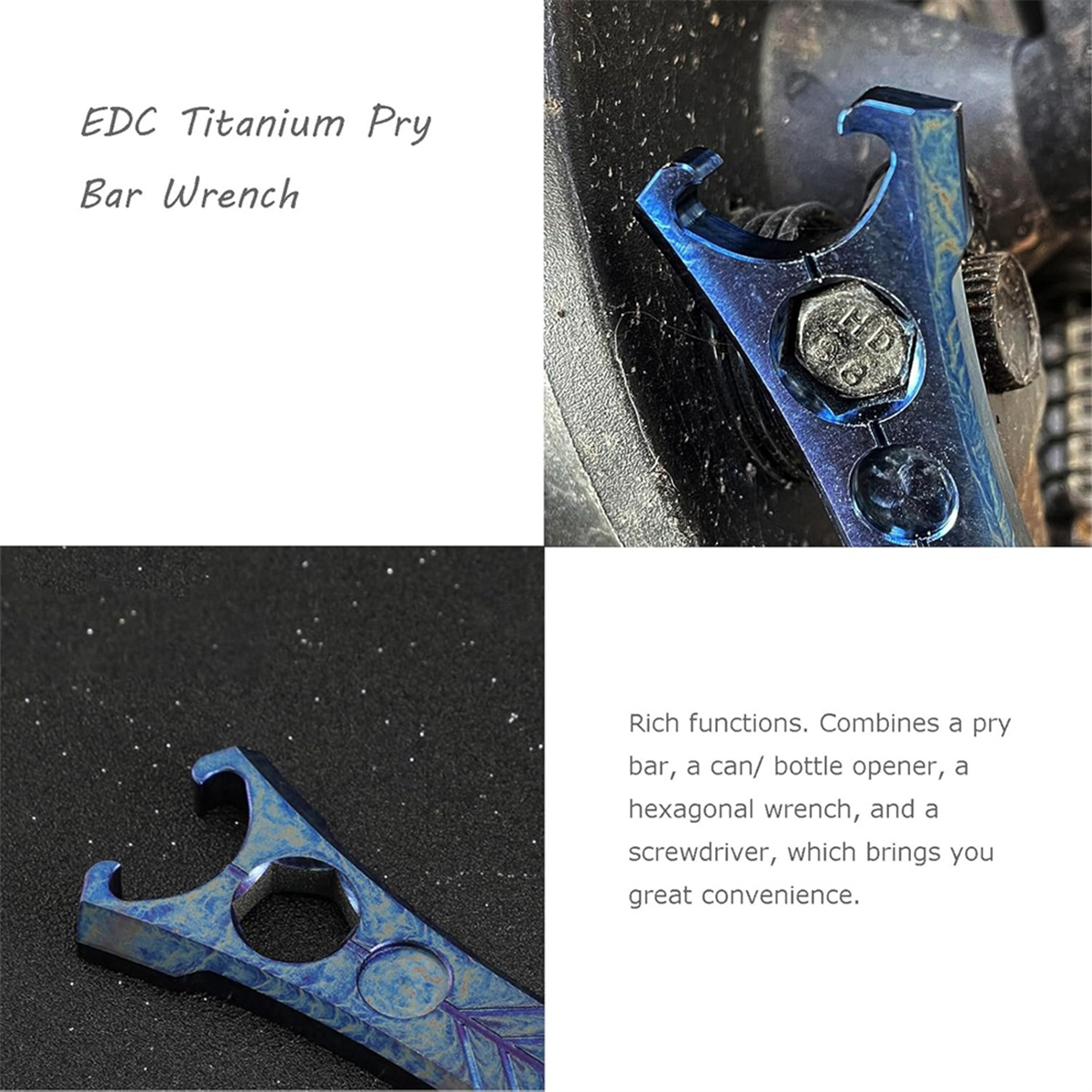 【New&User-Coupon!】Titanium All - Titanium Pry Bar 评论和价格