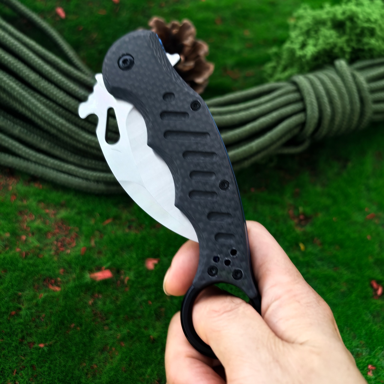 Claw shaped folding knife with - Edc Daily Carry 评论和价格
