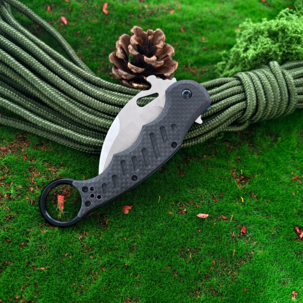 Claw shaped folding knife with - Edc Daily Carry 评论和价格