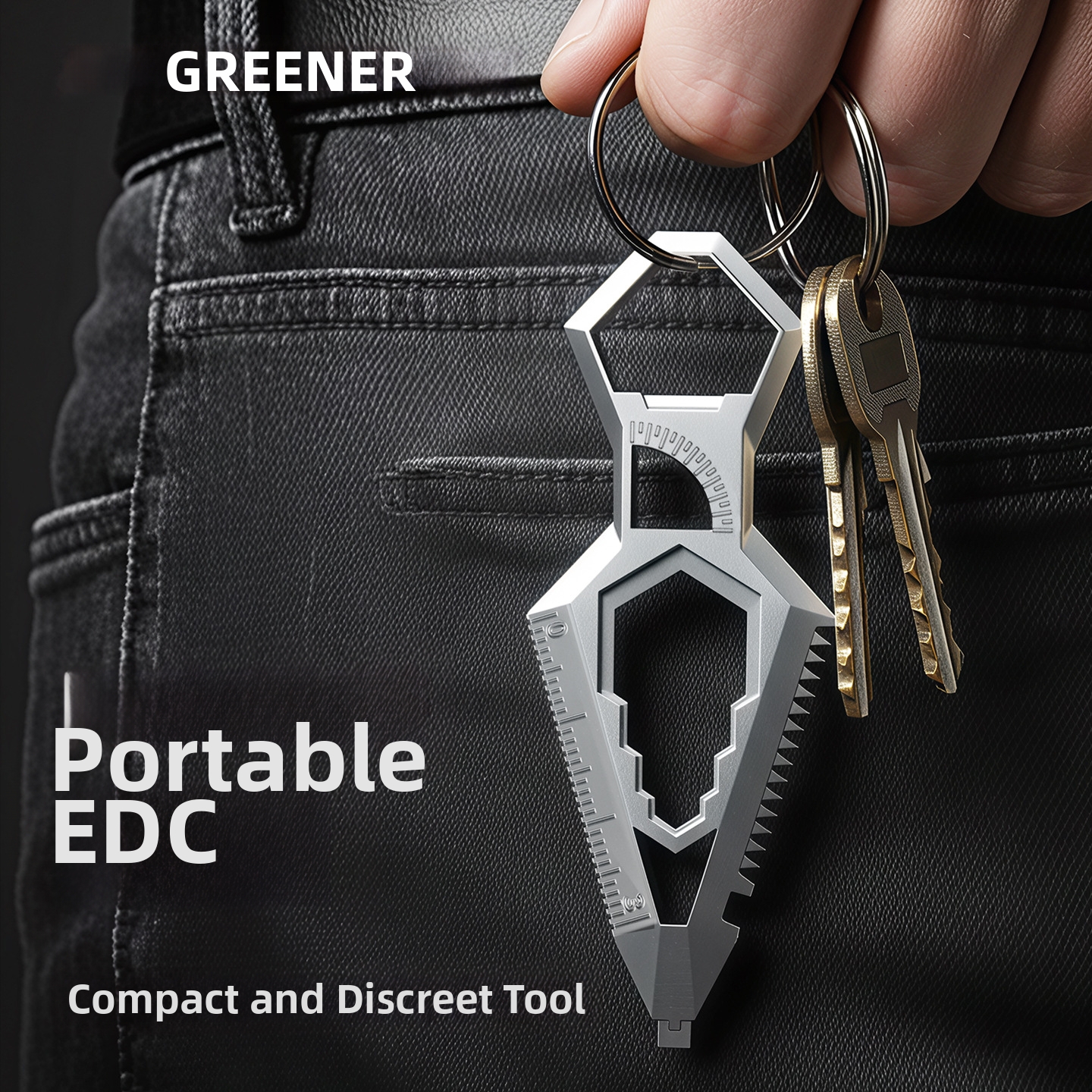 GREENER EDC Keychain Multi Too - Appendix Carry Edc 评论和价格