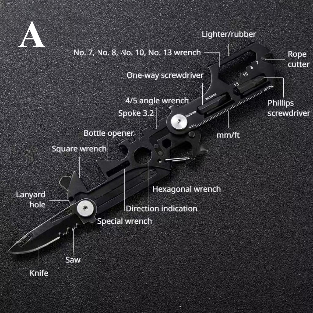 Multifunctional EDC Tool Card  - Multitool Credit Card 评论和价格
