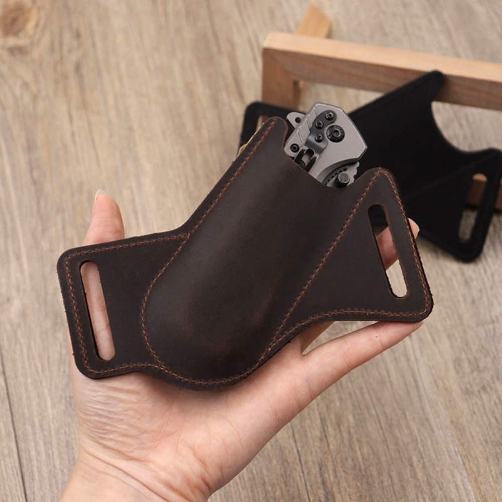 Outdoor EDC Tool Kit Molle Pou - Edc Carry Belt Leather 评论和价格