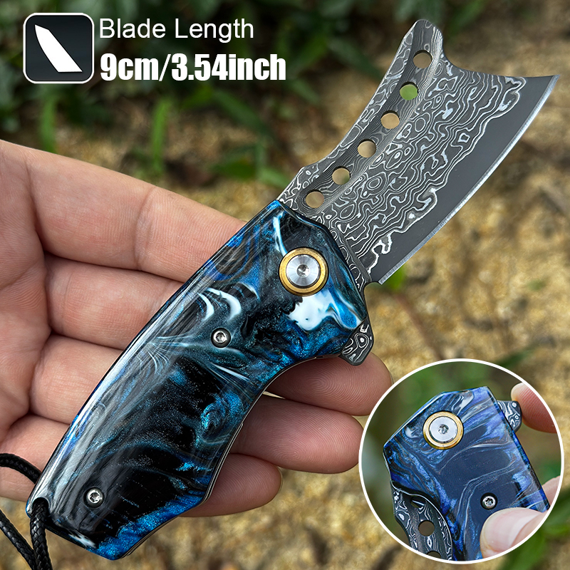 Handmade Damascus Steel Pocket - Edc Carry Pocket Knife 评论和价格