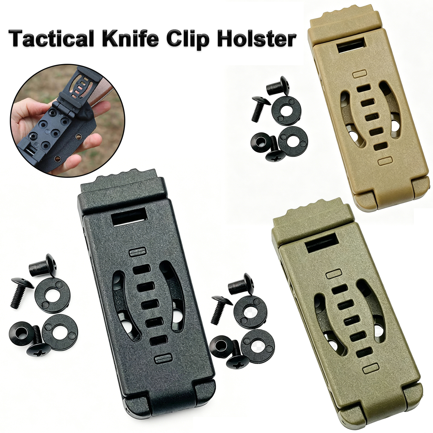 Tactical Universal Knife Clip  - Edc Carry Holster 评论和价格