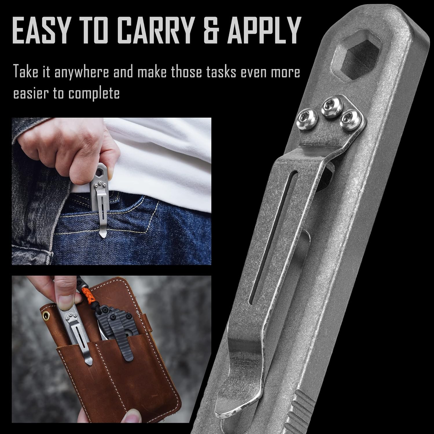 KeyUnity KR00 EDC Pocket Pry B - Titanium Pry Bar 评论和价格