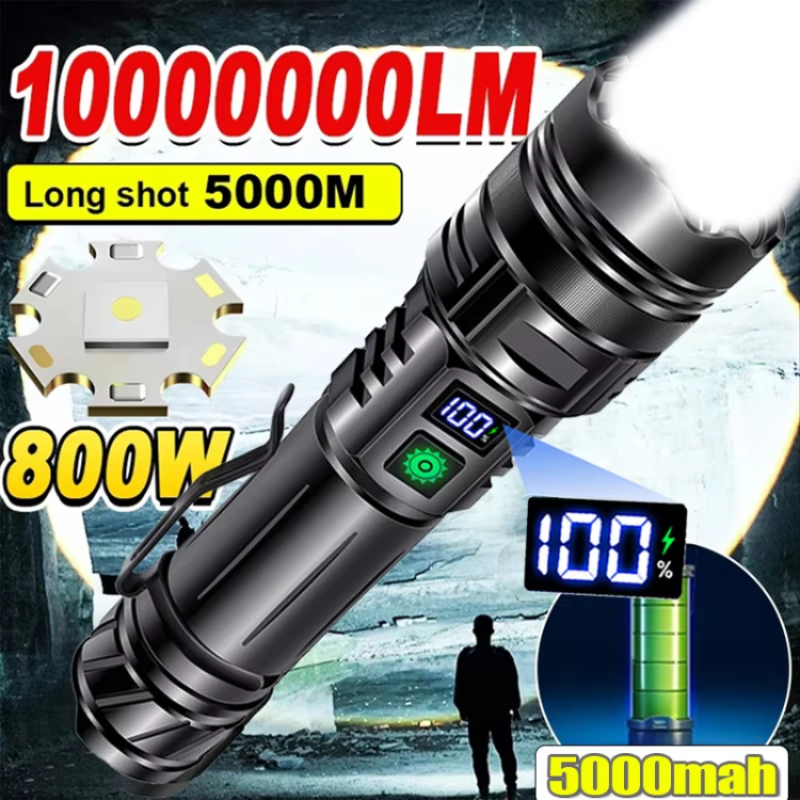 High Power LED Flashlight USB  - Edc Carry Pen 评论和价格