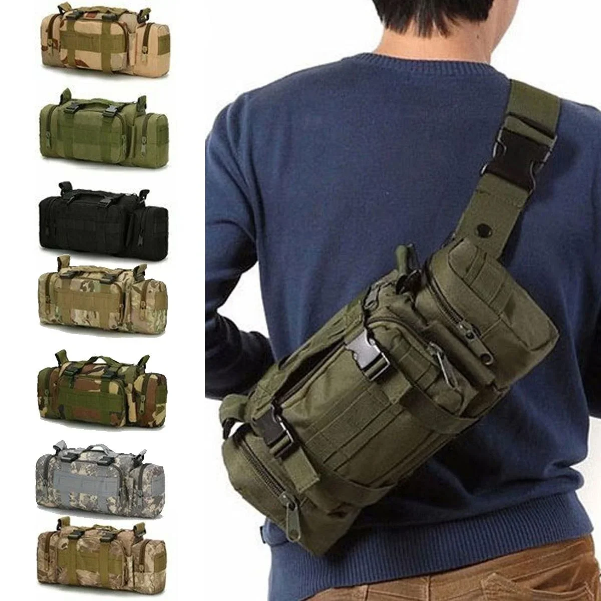 Duffel Waist Bag Molle Waterpr - Appendix Carry Edc 评论和价格