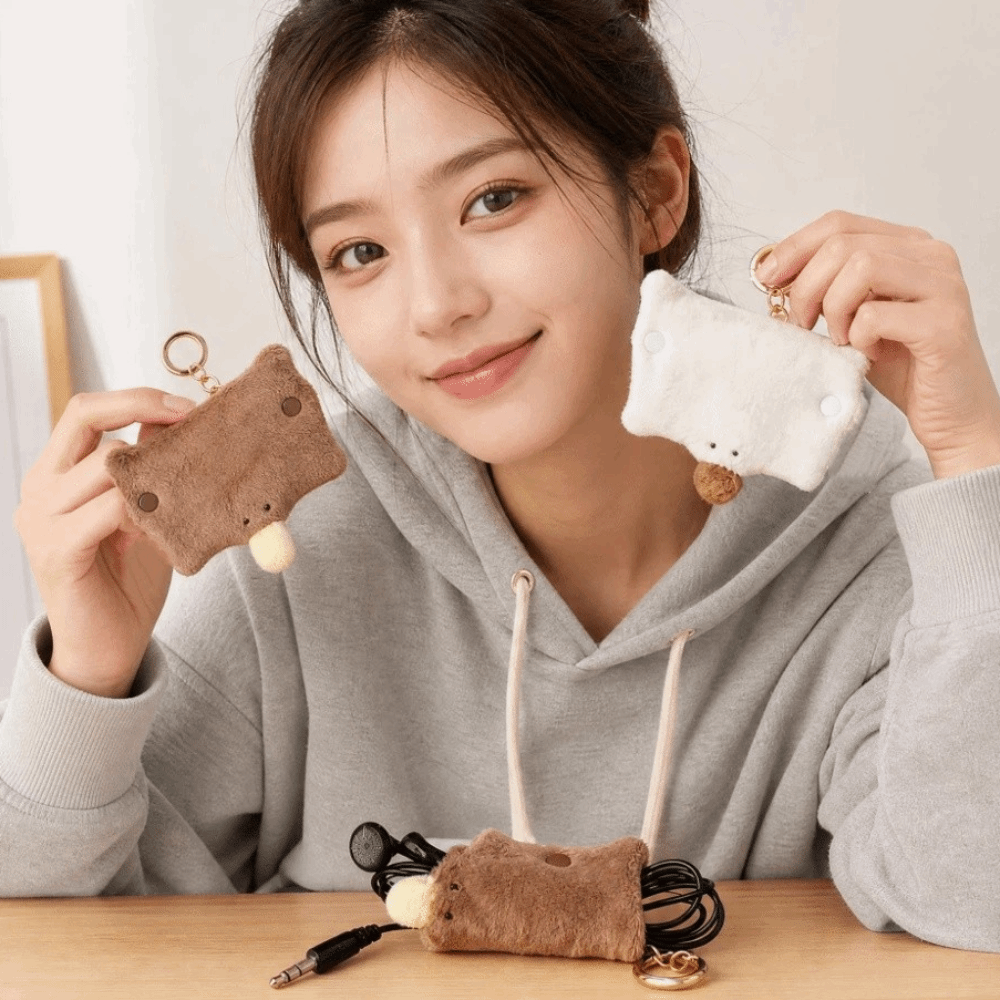 Plush Platypus Data Cable Orga - Cable Winder Keychain 评论和价格