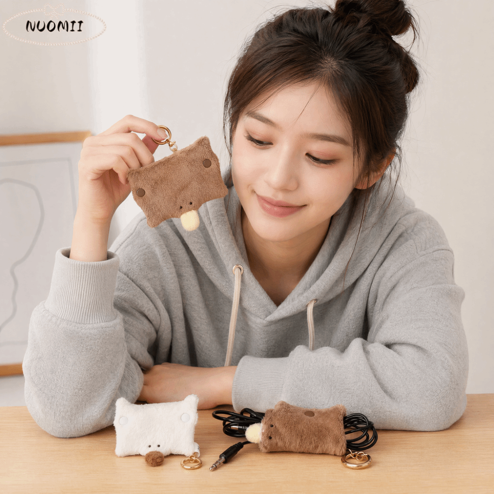 Plush Platypus Data Cable Orga - Cable Winder Keychain 评论和价格
