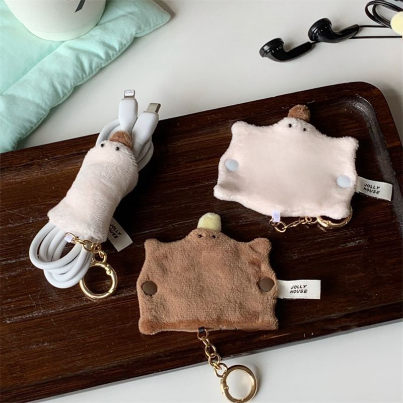 Plush Platypus Earphone Cord W - Cable Winder Keychain 评论和价格