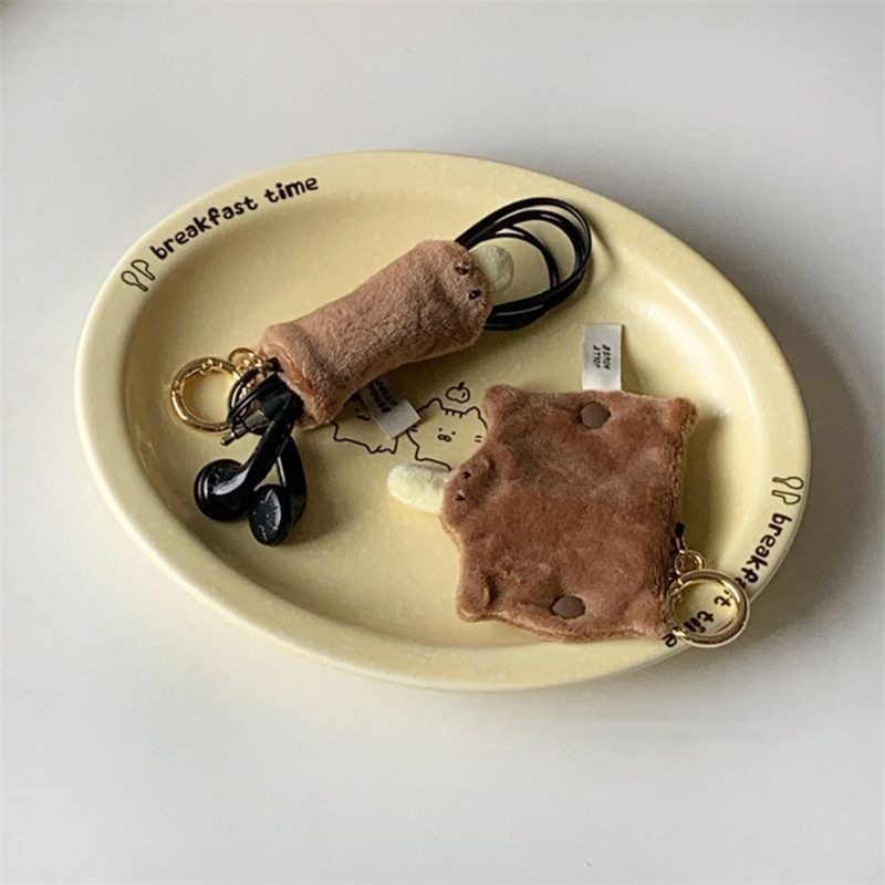 Plush Platypus Earphone Cord W - Cable Winder Keychain 评论和价格
