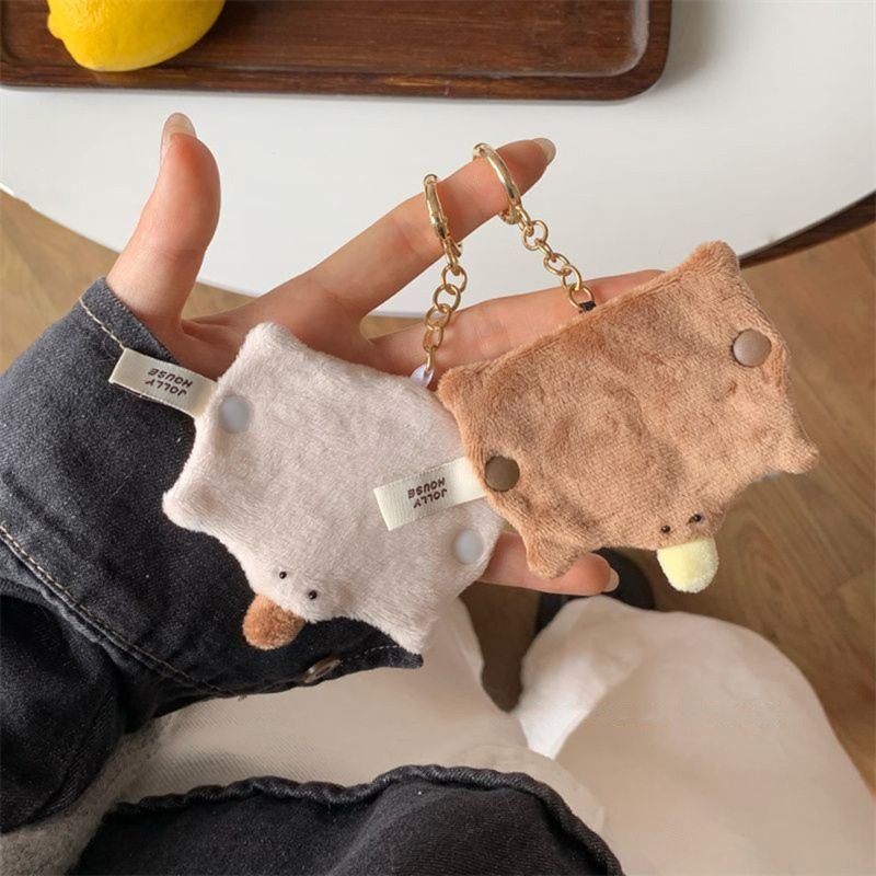 Plush Platypus Earphone Cord W - Cable Winder Keychain 评论和价格