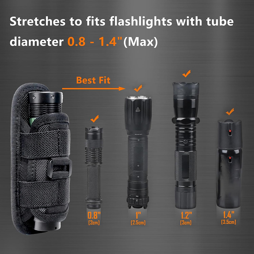Tactical Flashlight Pouch Hols - Appendix Carry Edc 评论和价格