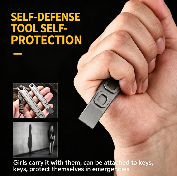 EDC Tool TC4 Titanium Alloy Sm - Titanium Pry Bar 评论和价格