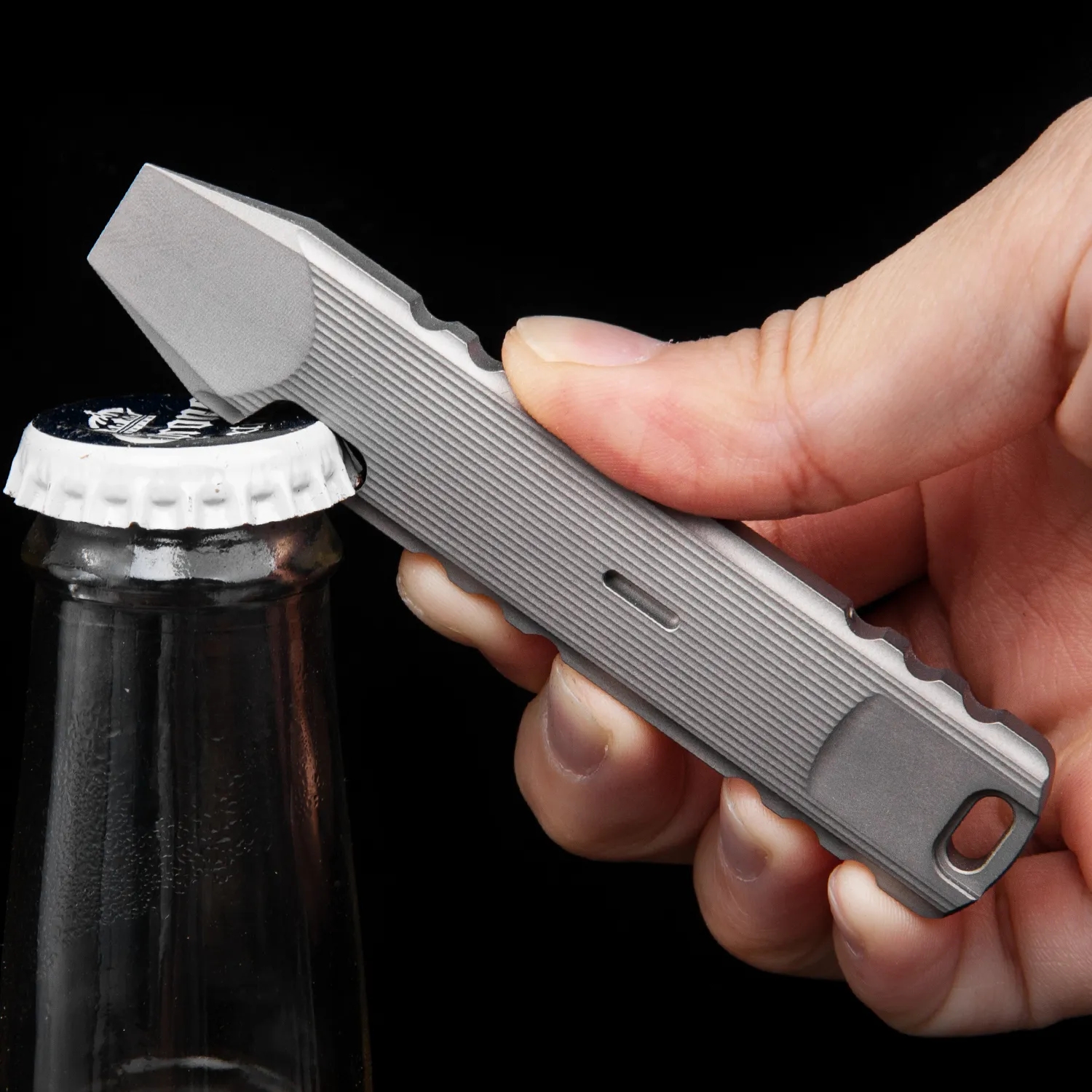 9.4CM Titanium Alloy Crowbar M - Titanium Pry Bar 评论和价格