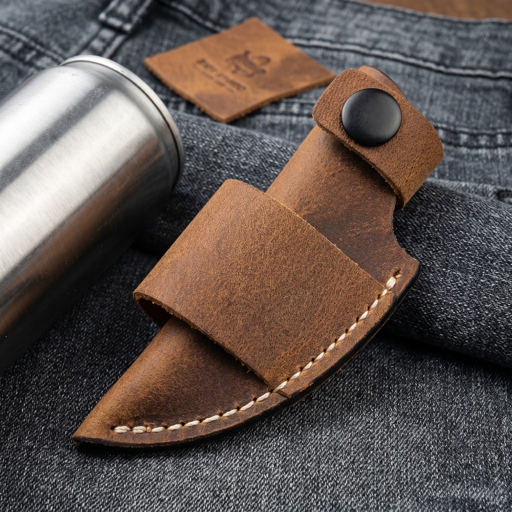 Vintage Leather Knife Sheath 1 - Edc Carry Belt Leather 评论和价格