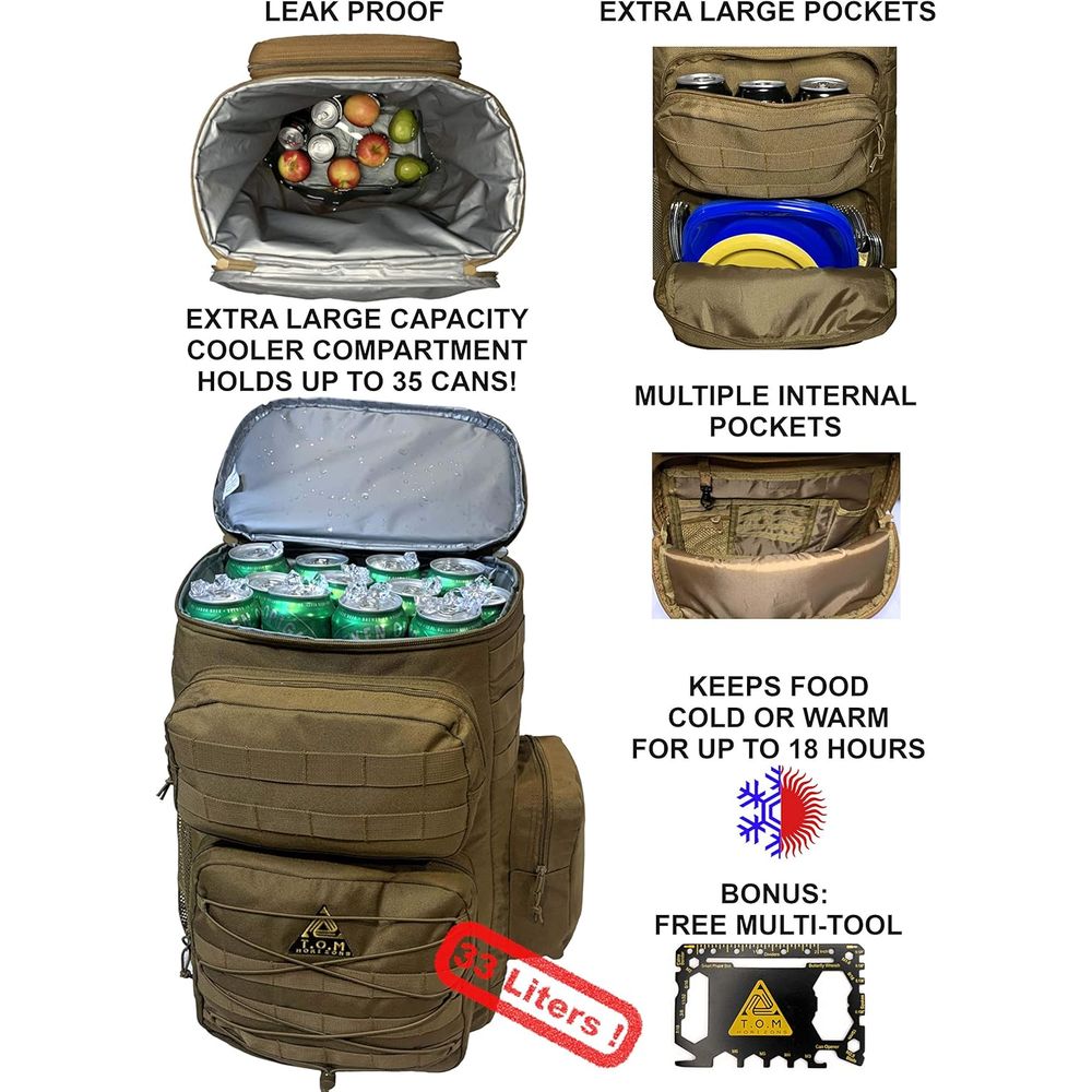 Rugged Insulated Tactical Back - Multitool Credit Card 评论和价格