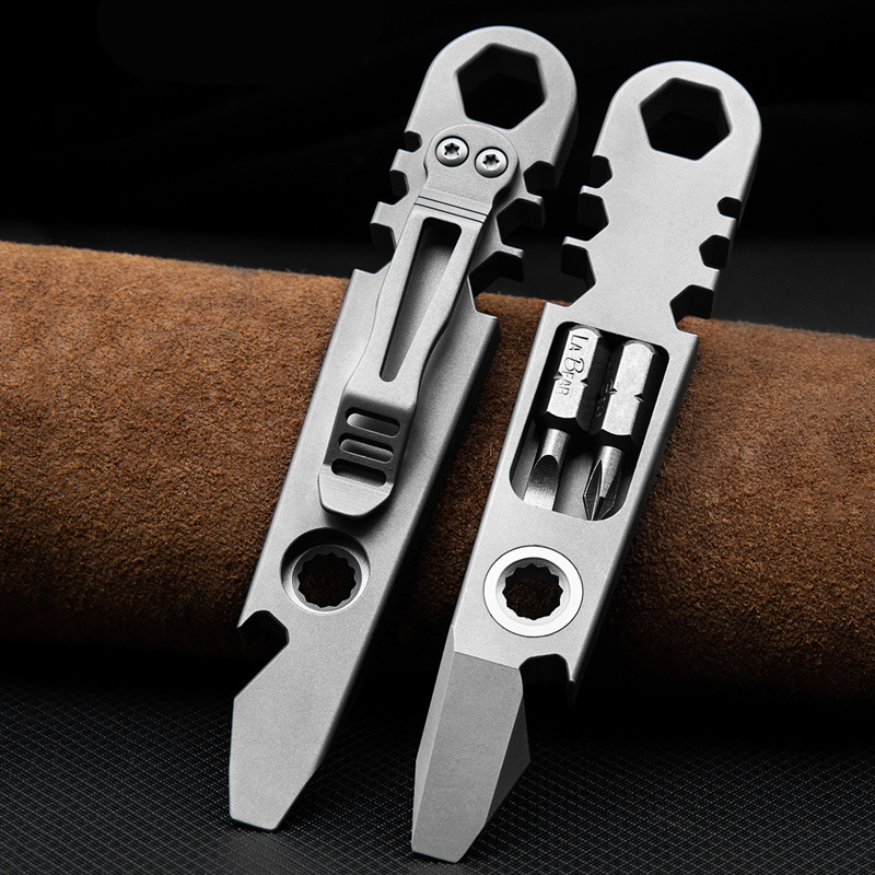 Outdoor Portable EDC Multifunc - Titanium Pry Bar 评论和价格