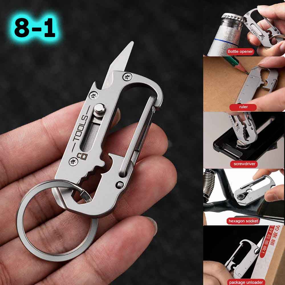 Stainless Steel Key Chain Knif - Multitool Credit Card 评论和价格