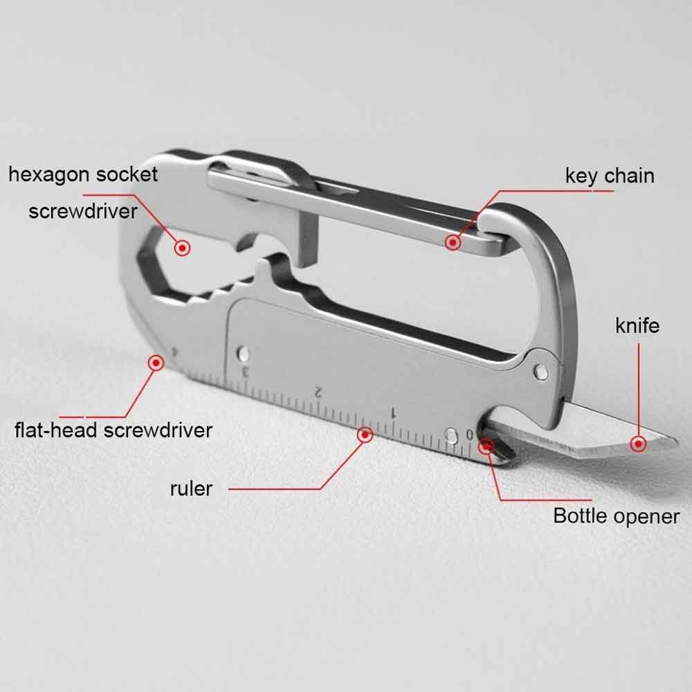 Stainless Steel Key Chain Knif - Multitool Credit Card 评论和价格