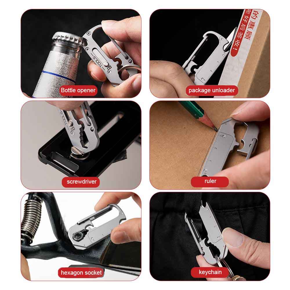 Stainless Steel Key Chain Knif - Multitool Credit Card 评论和价格