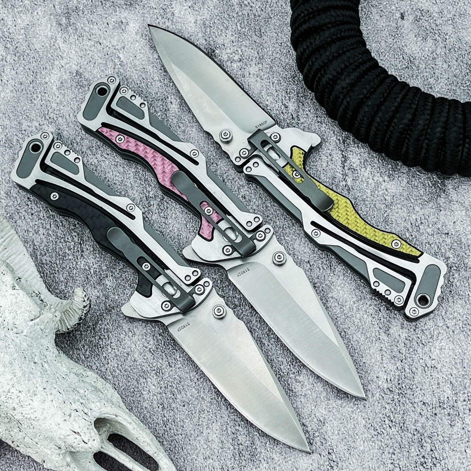 High Quality 5190CF Pocket Fol - Edc Carry Pocket Knife 评论和价格