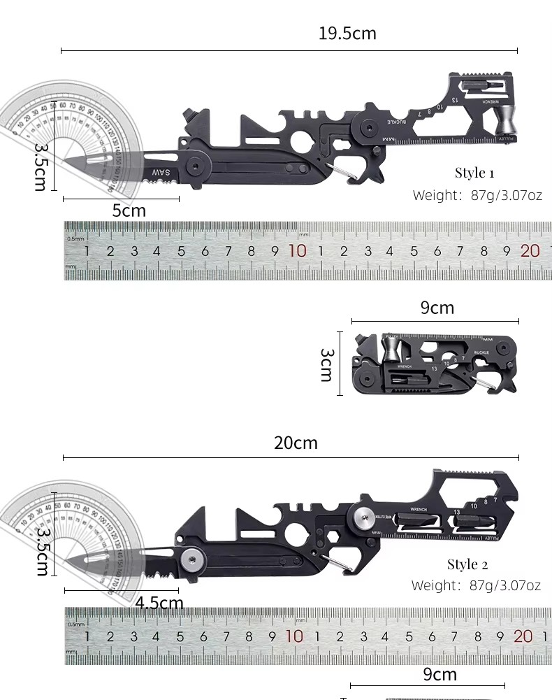 Multifunctional Outdoor Tool C - Multitool Credit Card 评论和价格