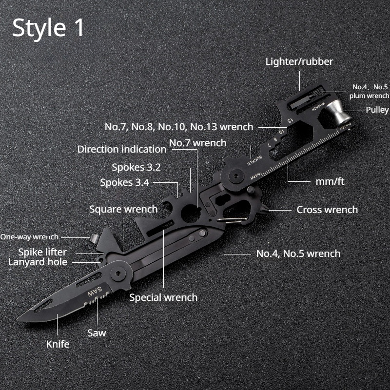 Multifunctional Outdoor Tool C - Multitool Credit Card 评论和价格