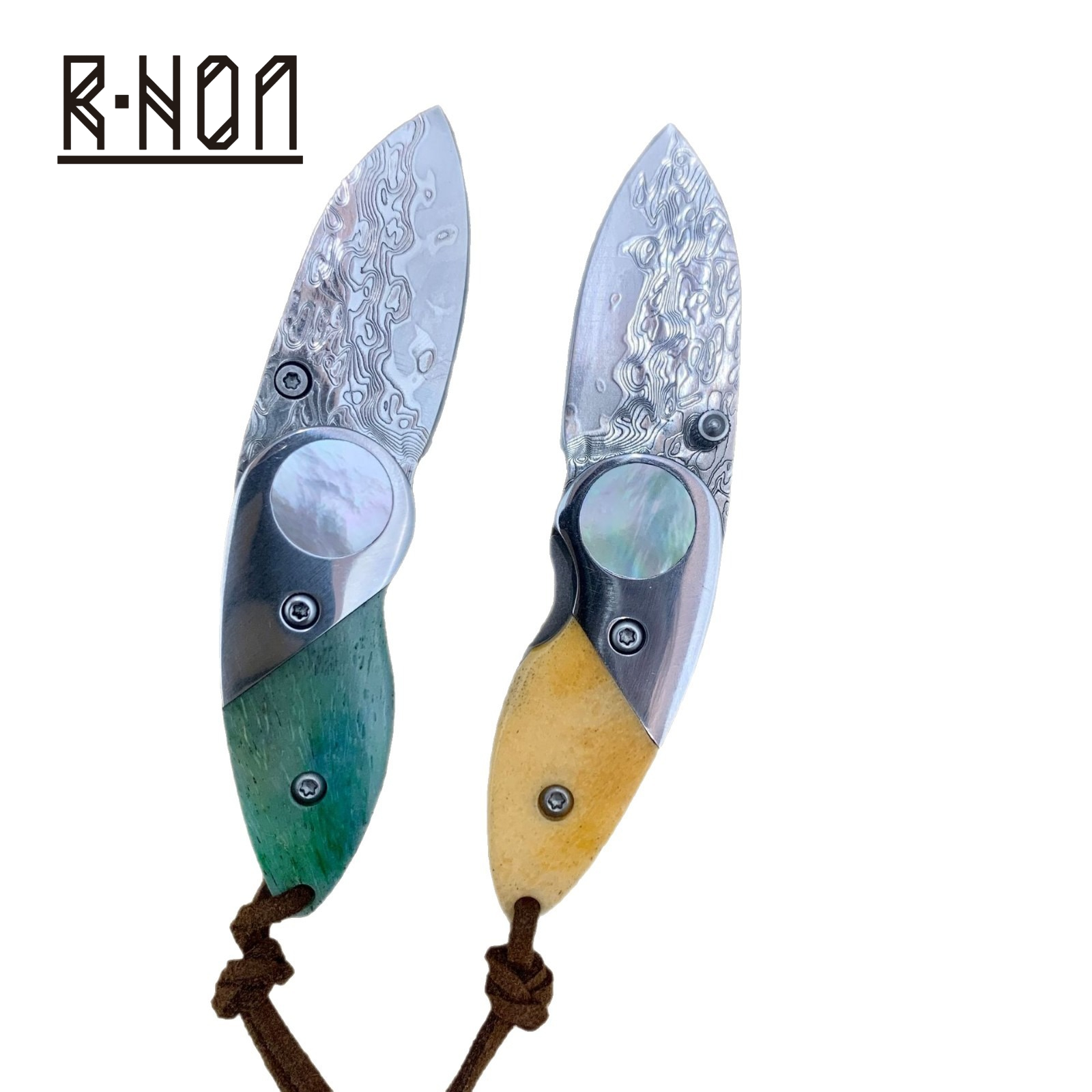 RHON Mini Size Thumb Open Pock - Edc Pocket Carry Fixed Blade 评论和价格