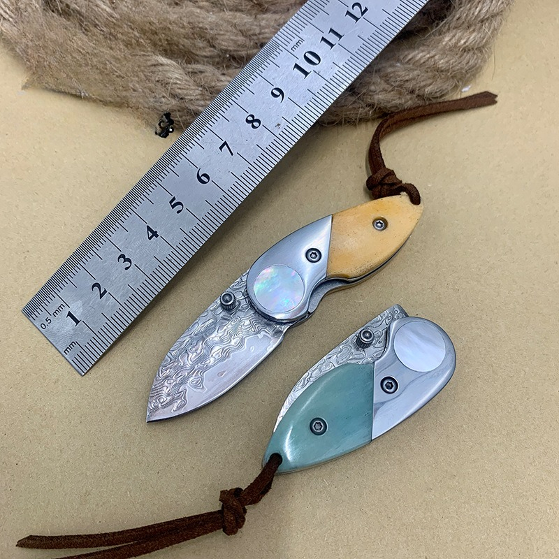 RHON Mini Size Thumb Open Pock - Edc Pocket Carry Fixed Blade 评论和价格