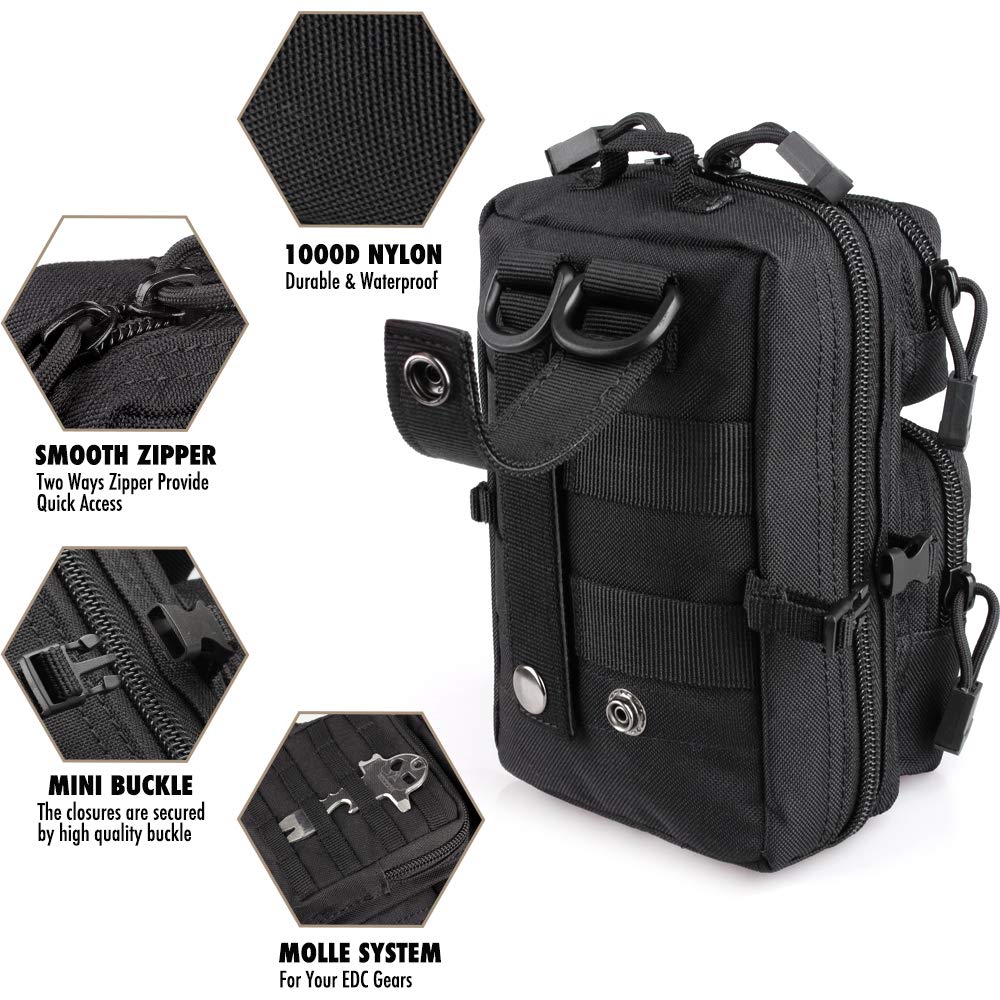 Tactical MOLLE Utility Pouch M - Appendix Carry Edc 评论和价格