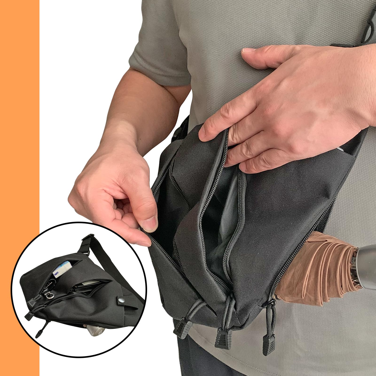 Tactical Crossbody Sling Bag E - Edc Carry Bag For Pistol 评论和价格