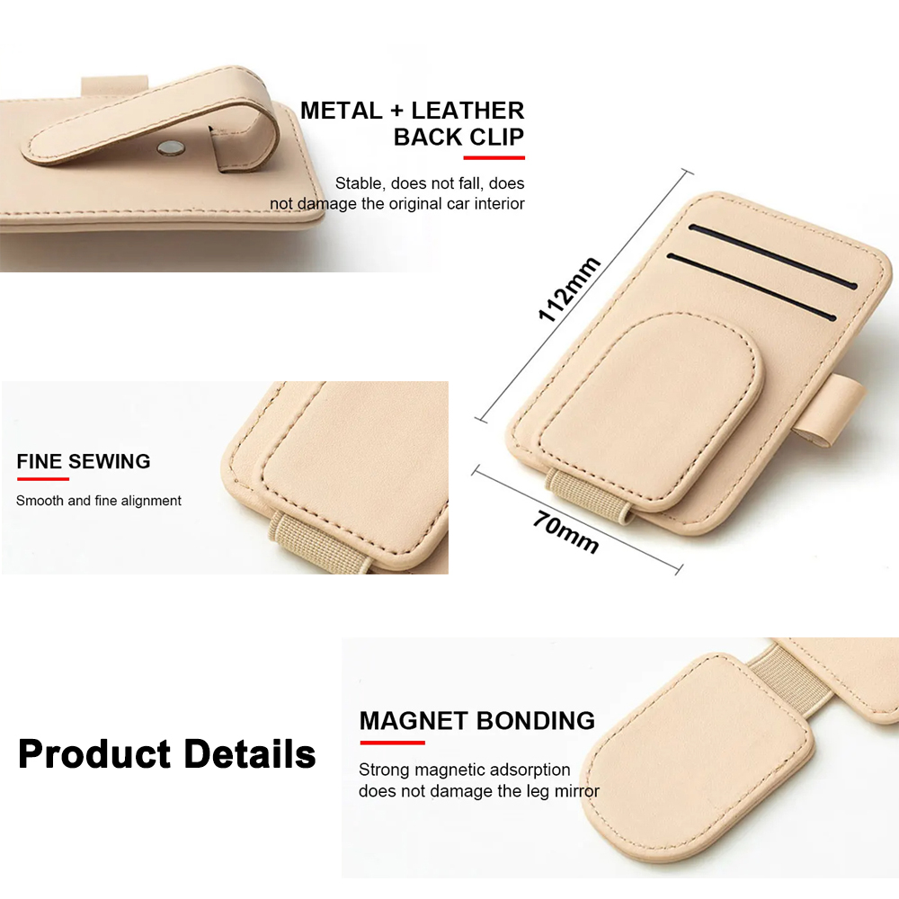 Multifunctional Pu Leather Car - Edc Carry Pen 评论和价格