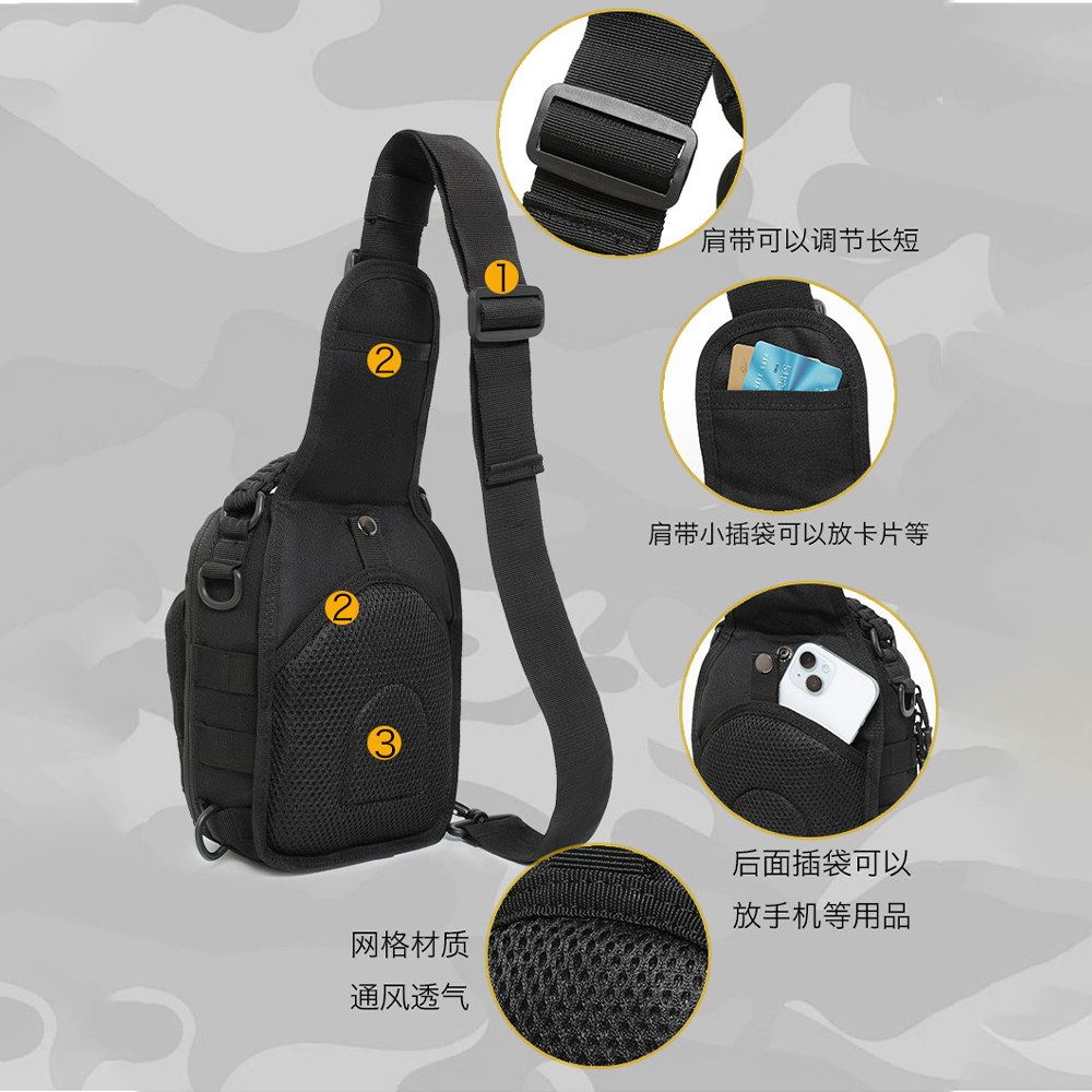 Tactical Sling Bag Pouch Multi - Edc Carry Bag For Pistol 评论和价格